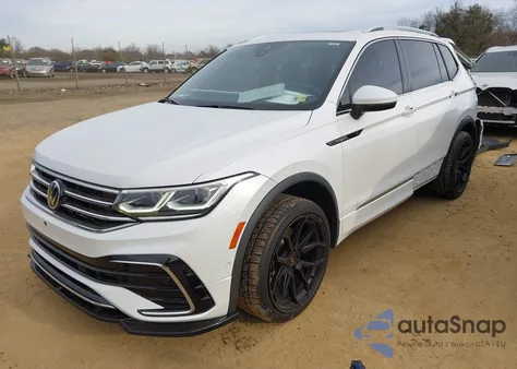 2022 Volkswagen Tiguan 2.0T Sel R-Line from USA, damaged, VIN 3VV4B7AX8NM136611